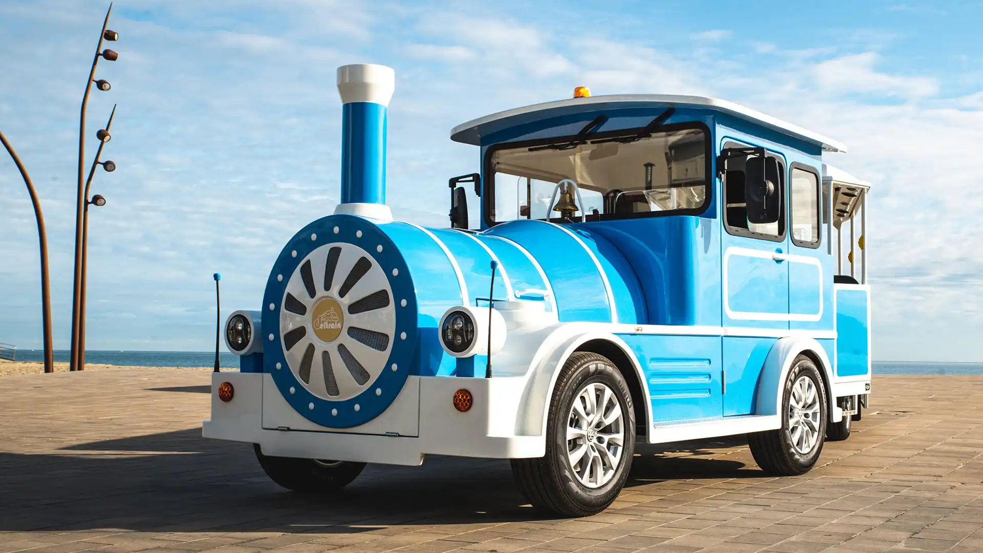 Deltrain Tagus EV 4WD Electric Tourist Train by The Train Company