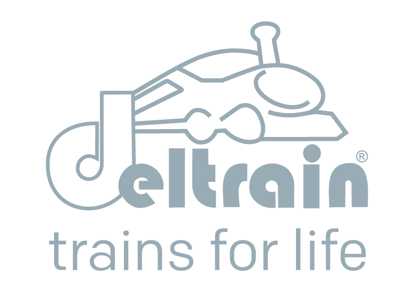 Deltrain tourist train manufacturer logo