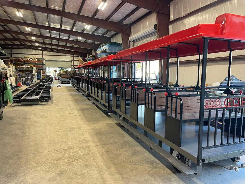 FL15 coaches in production at the Gopo factory in Florida